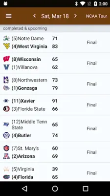 Sports Alerts- NCAA Basketball android App screenshot 6